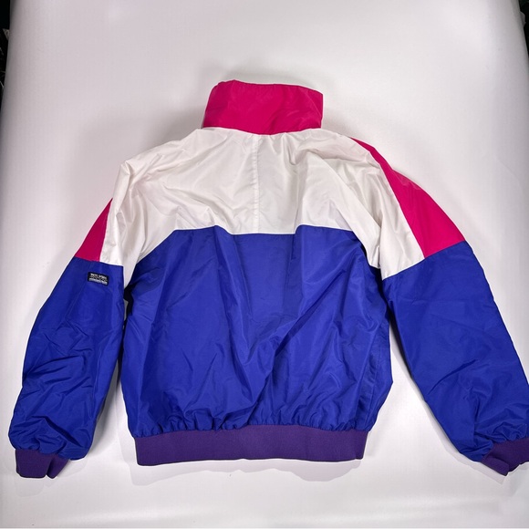 Eddie Bauer Pink and Blue Colorblock Jacket - Picture 8 of 11